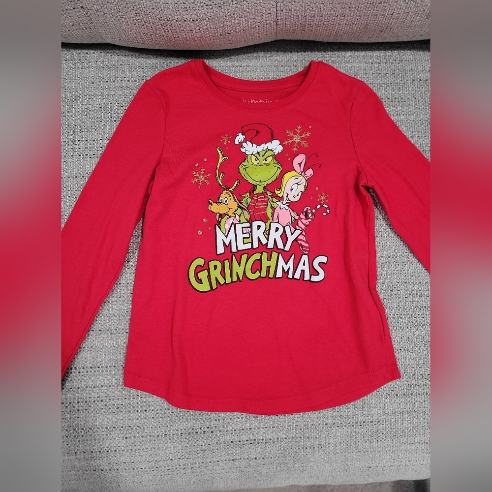 girls grinchmas long sleeve shirt